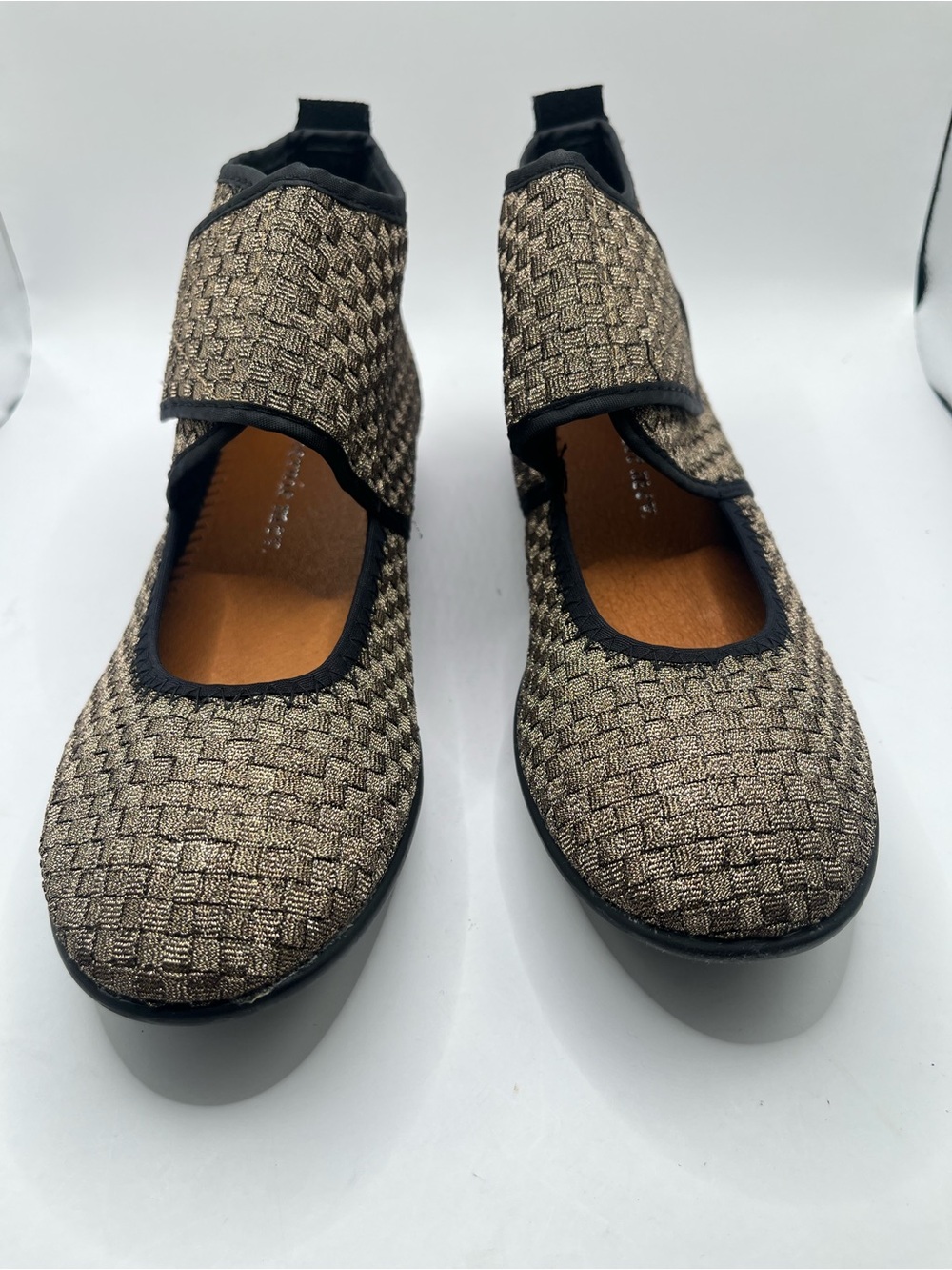 bernie mev. New Women's 38 or US 7.5 Woven Mary Jane Flats - Picture 2 of 7